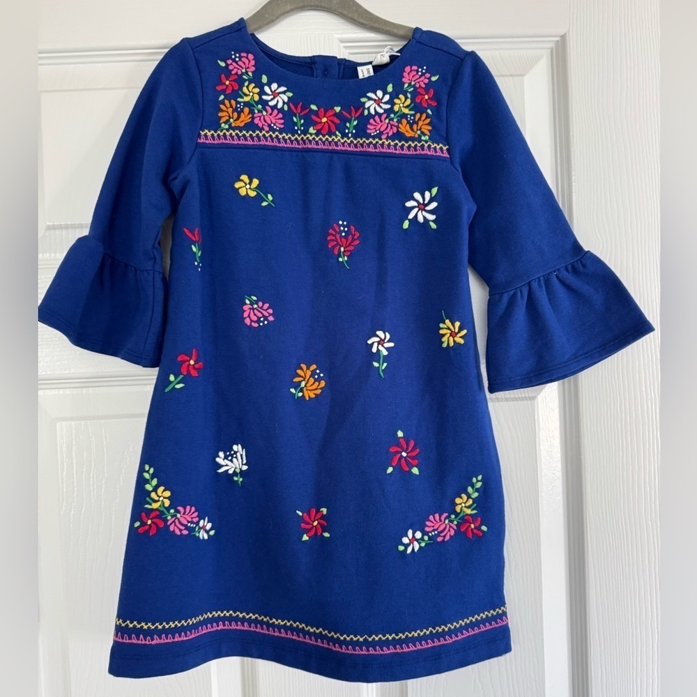 NWT Janie & Jack By Juno Valentine
Girls Blue Embroidered Floral Dress size 4